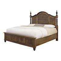 Charleston Arched Panel King Low Footboard