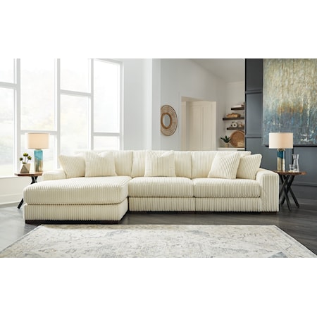 3-Piece Sectional With Chaise