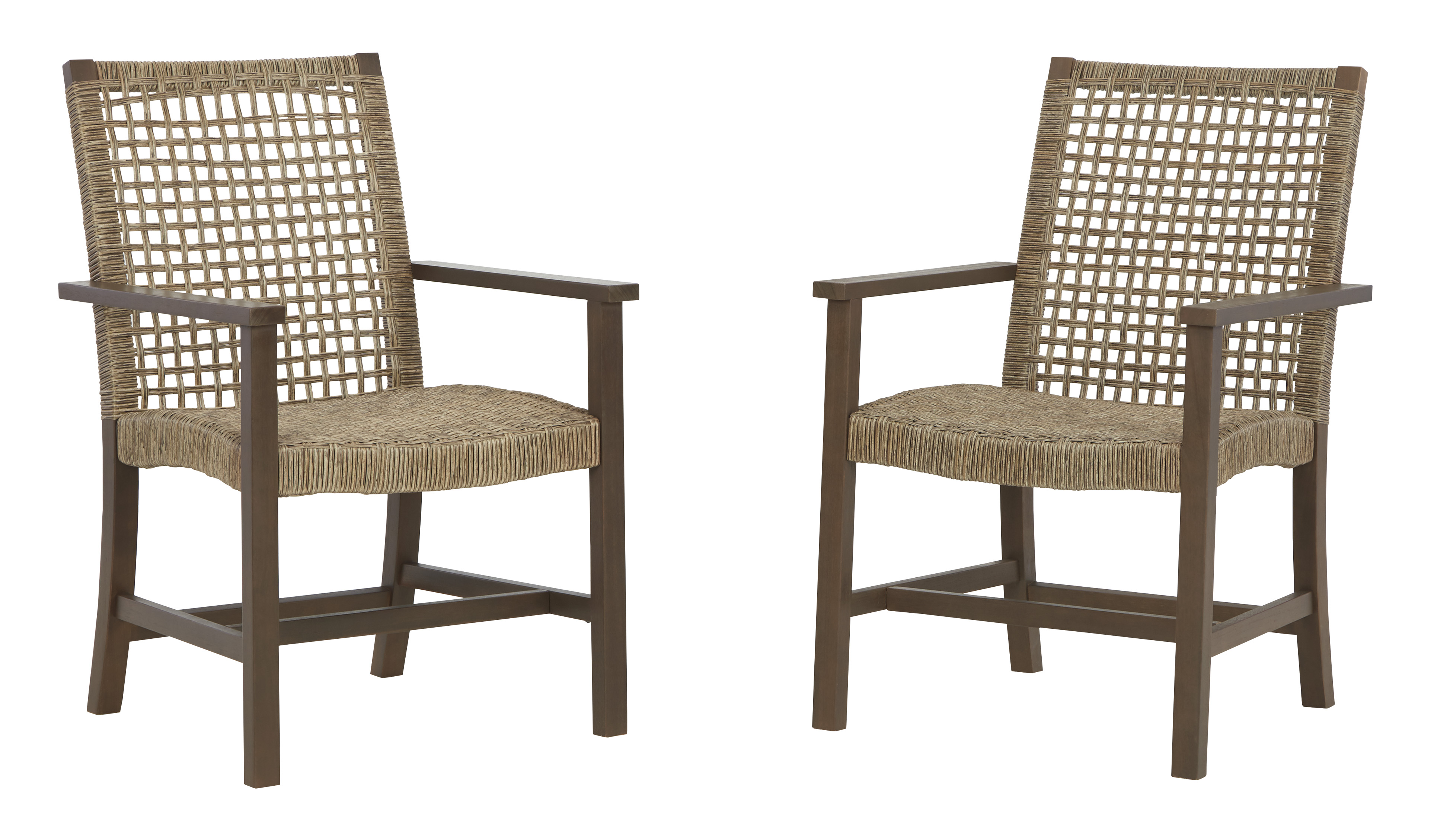 Threshold open sales weave wicker chair