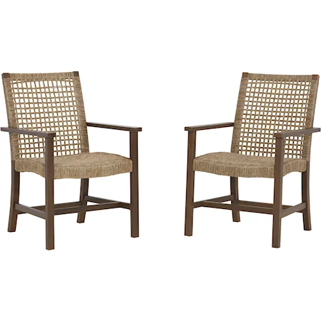 Outdoor Dining Arm Chair (Set of 2)