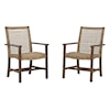 Signature Design by Ashley Germalia Outdoor Dining Arm Chair (Set of 2)