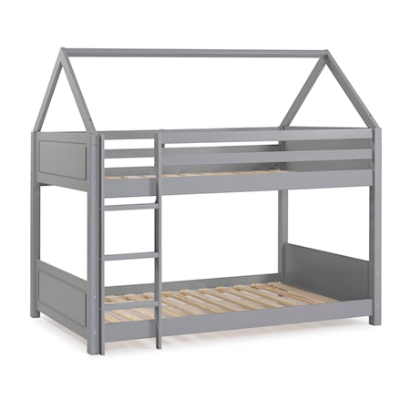 Twin Over Twin Bunk Bed 