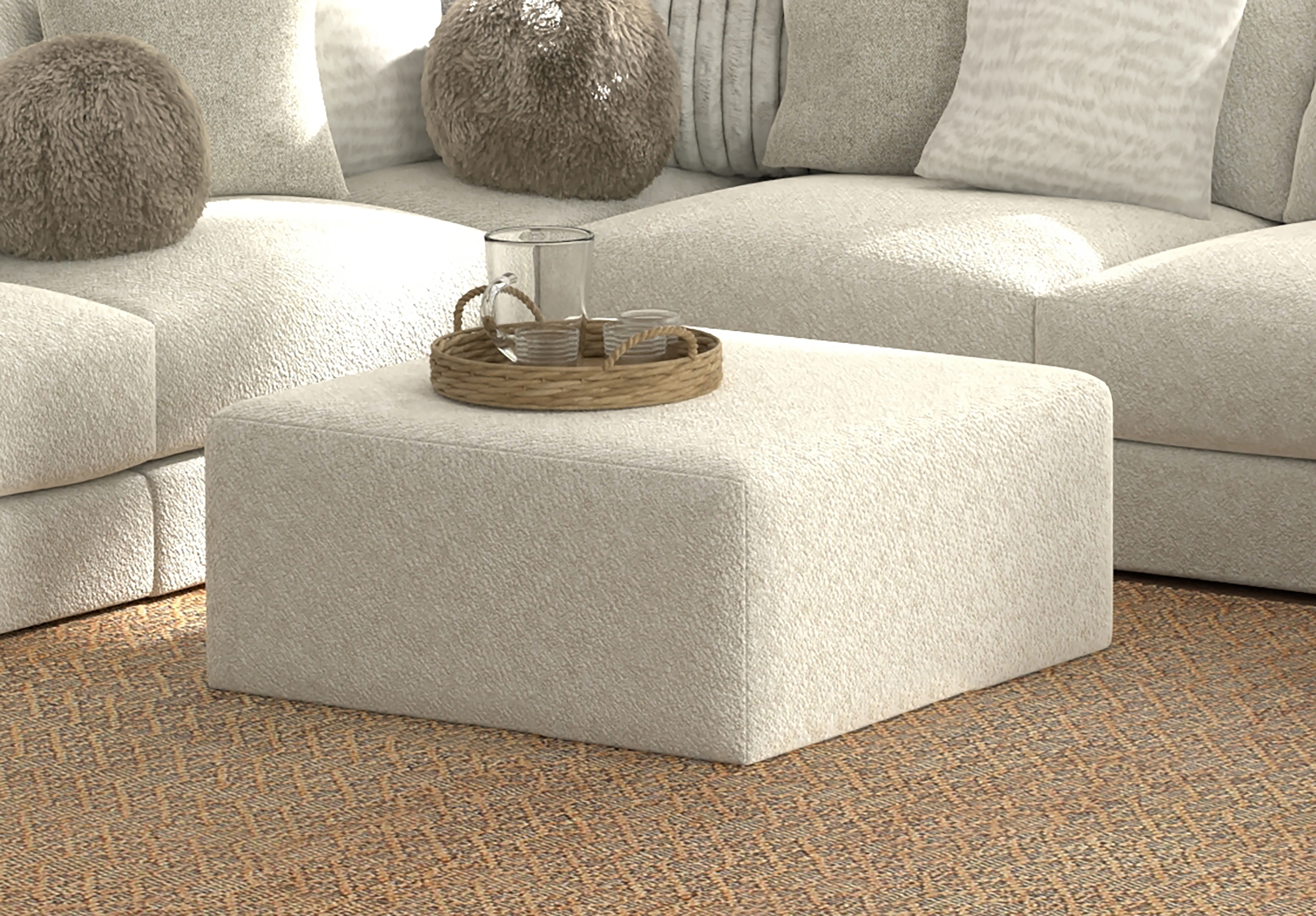 Square Cocktail Ottoman