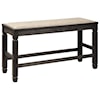 Signature Tyler Creek 3-Piece Counter Table and Bench Set