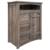 Rustic Chest with TV Storage