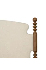 Flexsteel Statements Azalea Traditional Queen Upholstered Bed