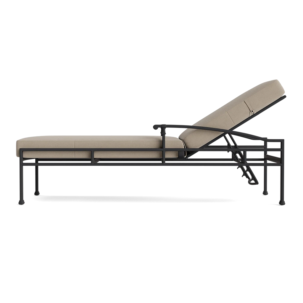 Adjustable Cushioned Chaise Lounge