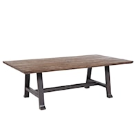 Contemporary Outdoor Rectangular Dining Table