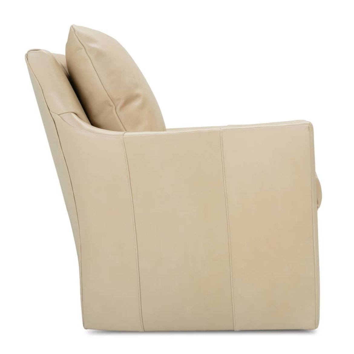 Leather Swivel Glider