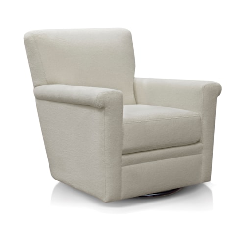 Transitional Swivel Glider Accent Chair