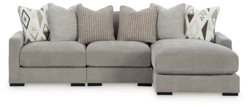 3-Piece Sofa Sectional With Chaise