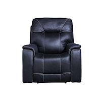Triple-Power Media Recliner with Hidden Lighted Cupholders