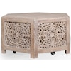 Parker House Crossings Eden Hexagonal Cocktail Table