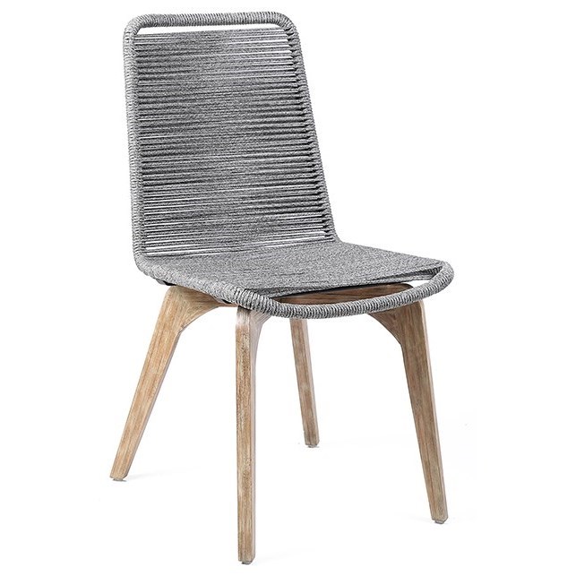 Armen Living Island Outdoor Patio Dining Chair - Set of 2