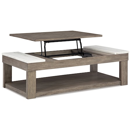 Lift-top Coffee Table and 2 End Tables