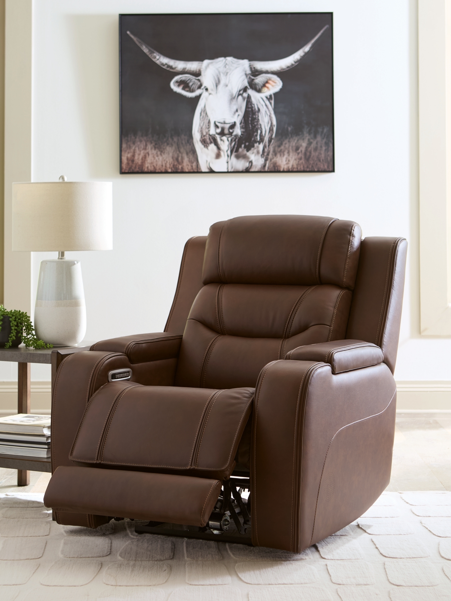 Signature Design by Ashley Knightington Power Recliner W/Audio Seating