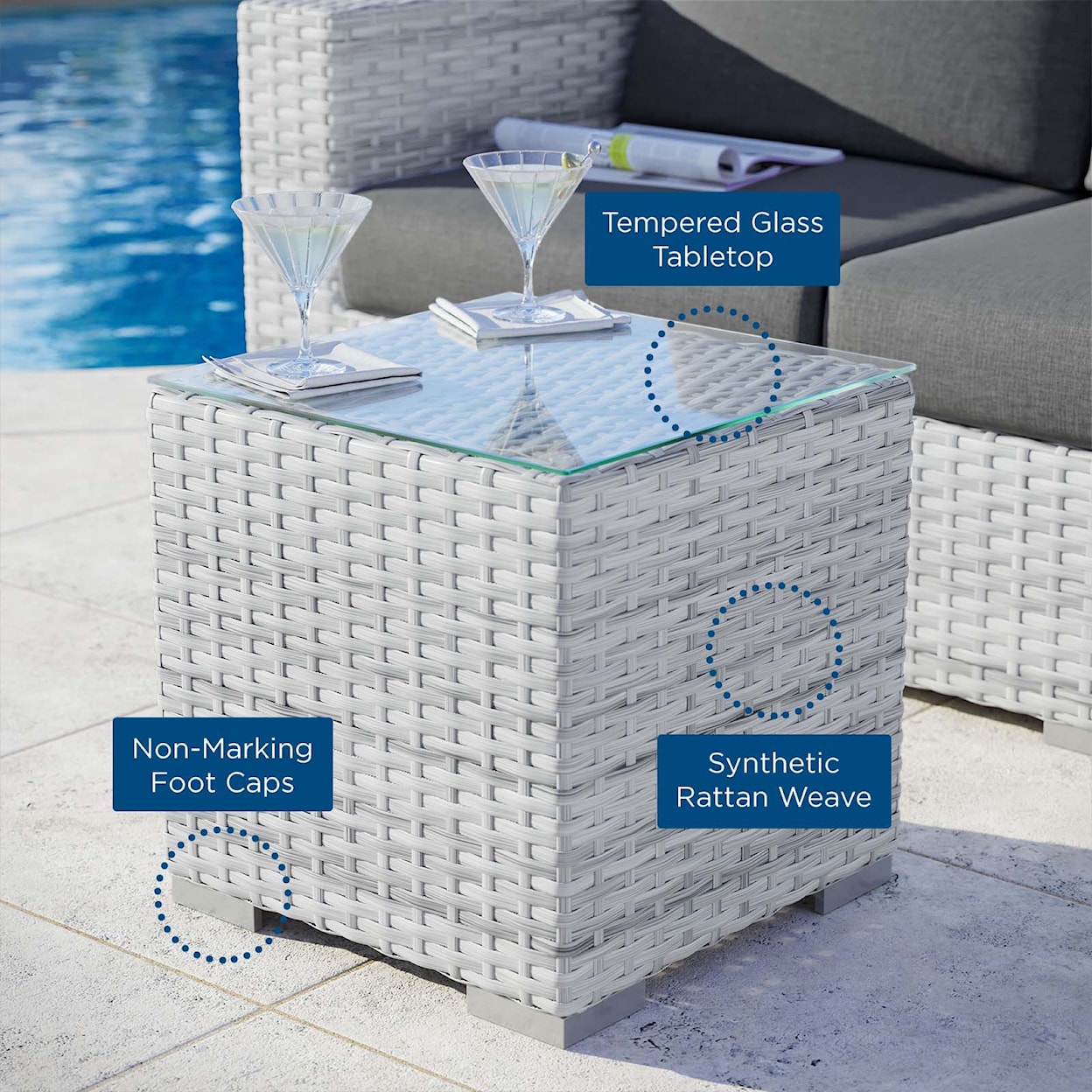 Modway Convene Outdoor Side Table