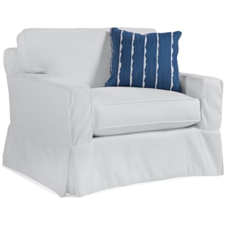 Gramercy Park Large Chair with Slipcover