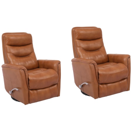 Manual Swivel Glider Recliner (Set of 2)