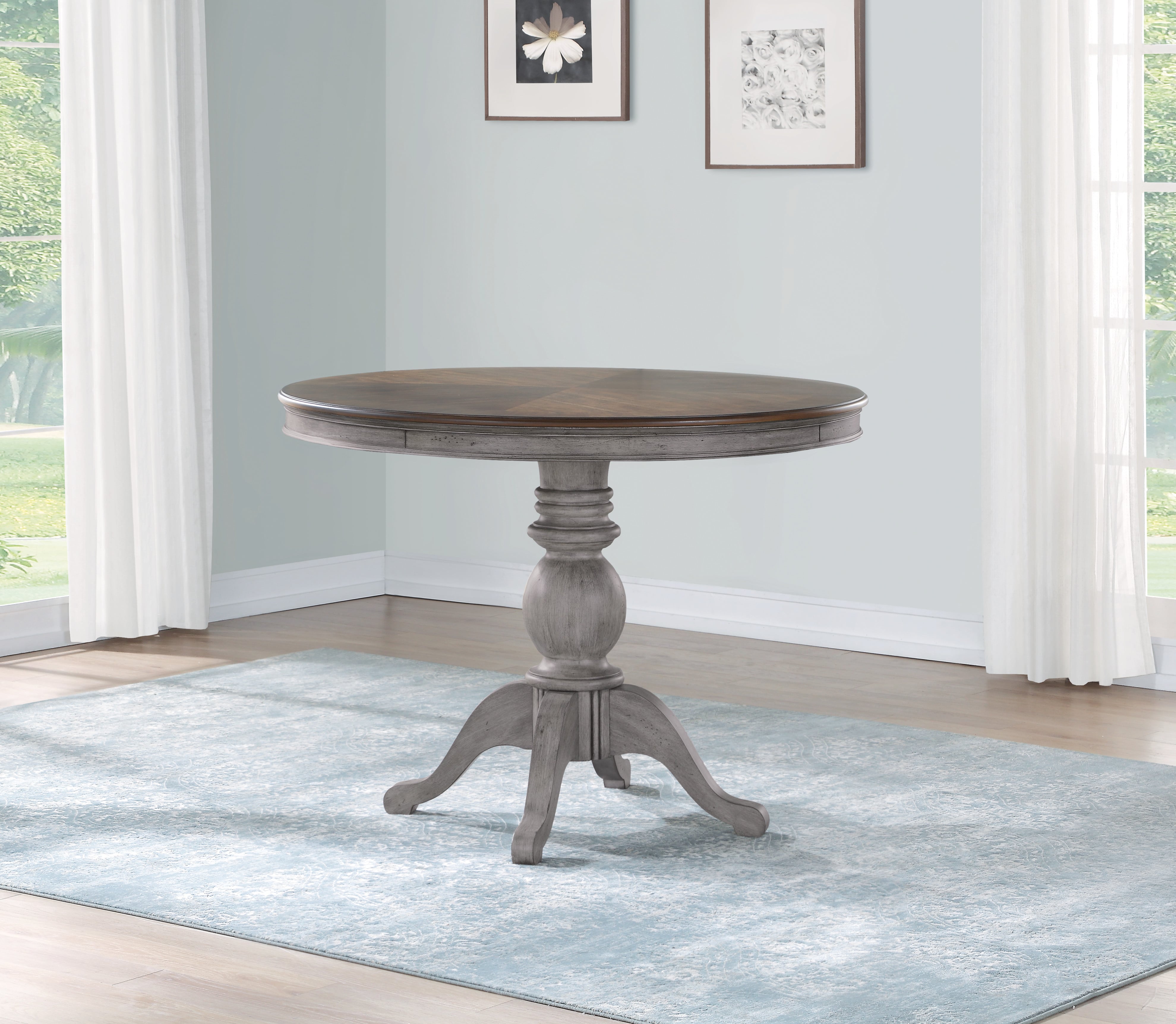 Counter Height Pedestal Table