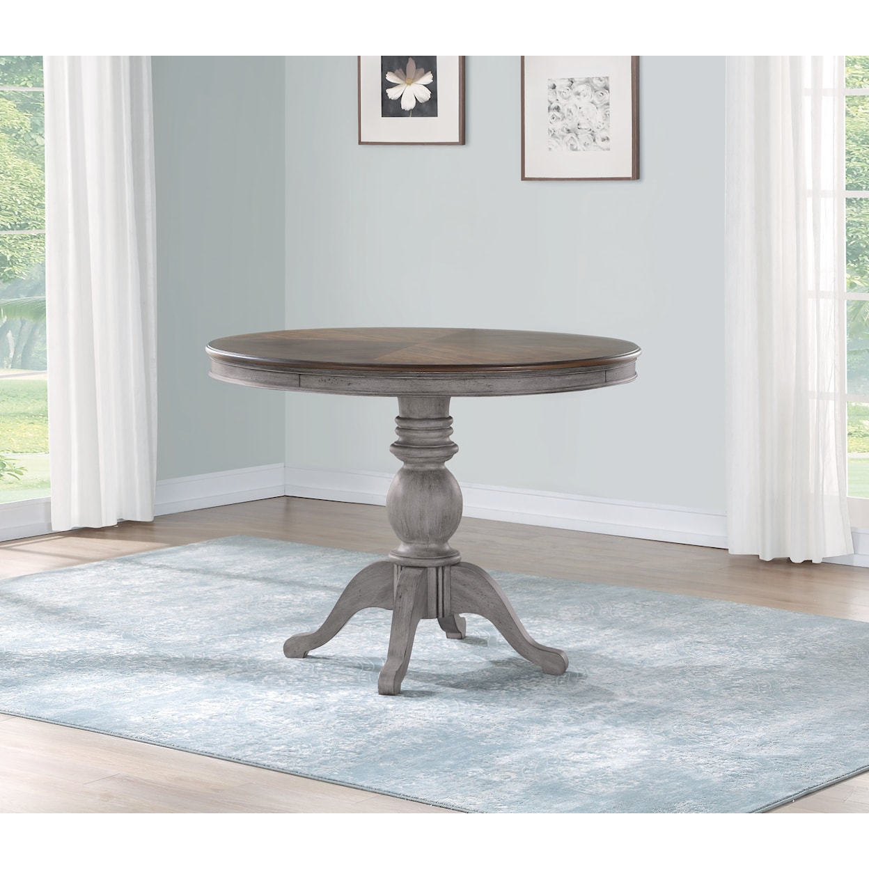 Flexsteel Wynwood Collection Plymouth Counter Height Pedestal Table