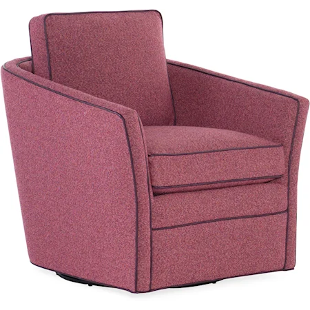 Transitional Swivel Tub Chair