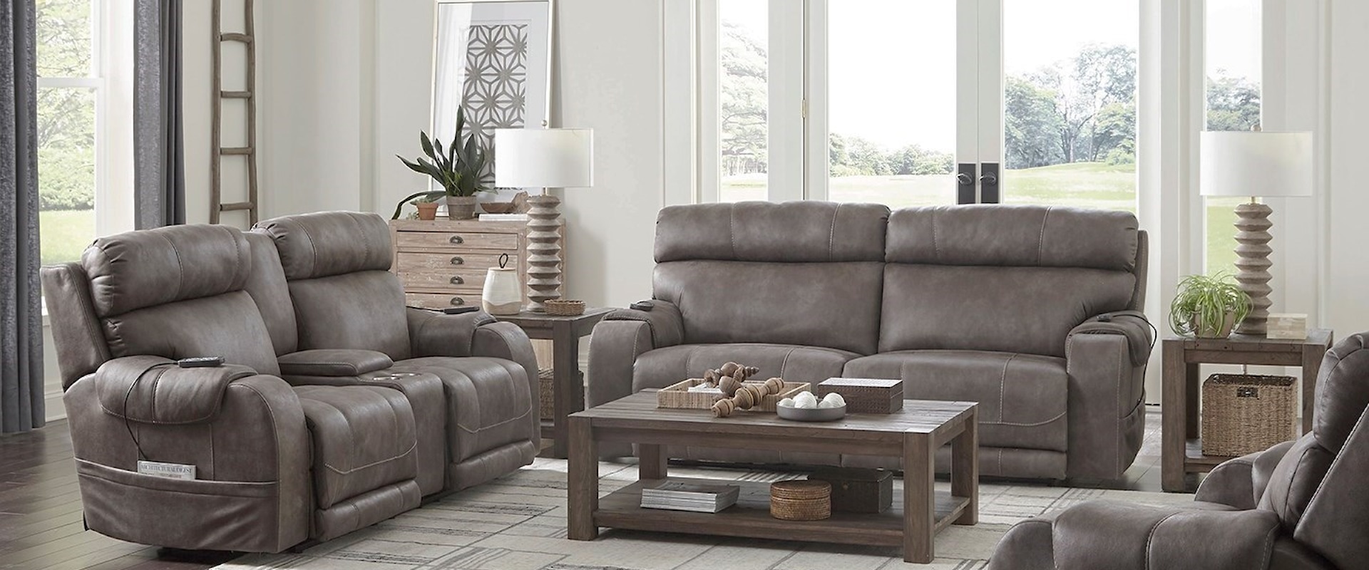 Power Reclining Living Room Group