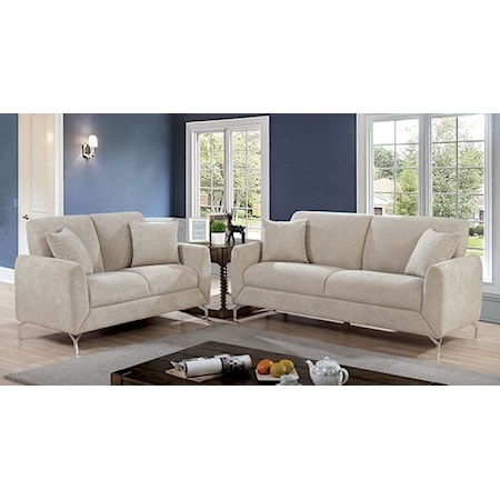 Sofa and Loveseat Set