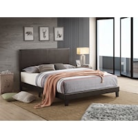 Full Platform Bed with Adjustable Headboard