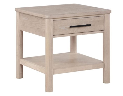Gabby Coastal 1-Drawer End Table