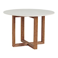 Arcadia Round Marble Top Breakfast Table