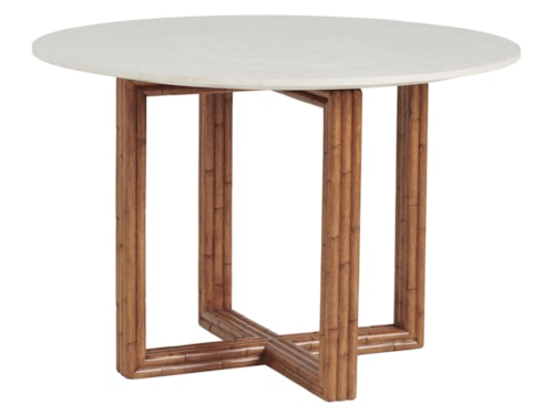 Arcadia Round Marble Top Breakfast Table