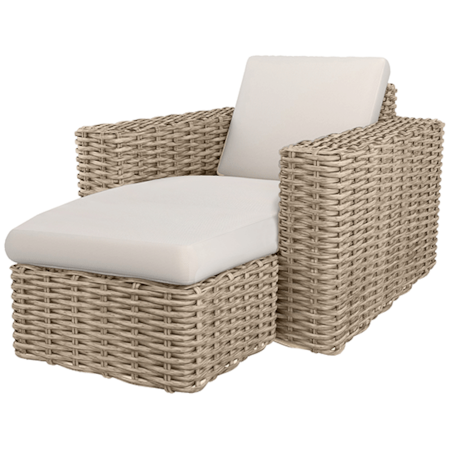 Club Chair With Ottoman