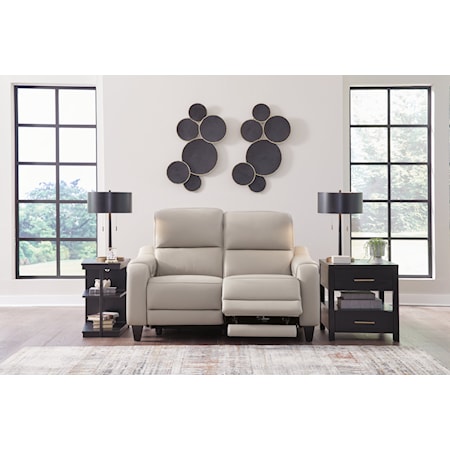 Pwr Rec Loveseat/Adj Headrest