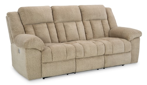 Power Reclining Sofa with Adjustable Headrests