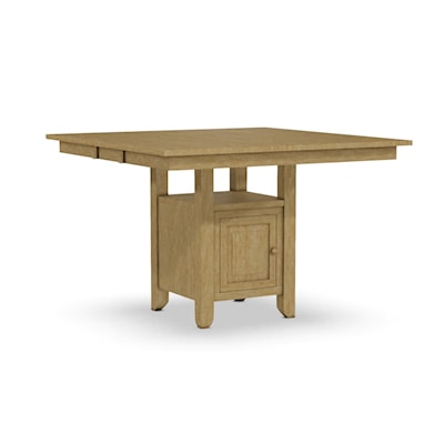 John Thomas SELECT Dining Room Gathering Height Table with Pedestal Storage