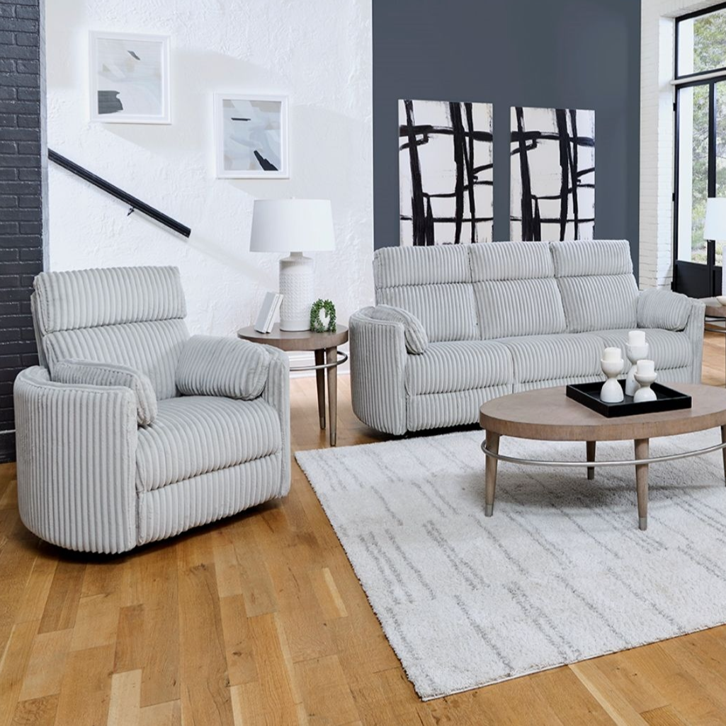 Parker Living Radius Power Reclining Sofa and Recliner Set