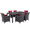 Modway Convene Outdoor 7 Piece Dining Set