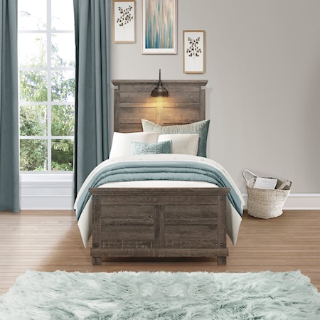 Twin Panel Bed