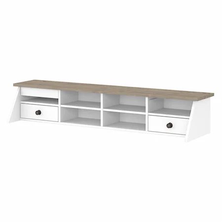Mayfield Desktop Organizer in Pure White and Shiplap Gray