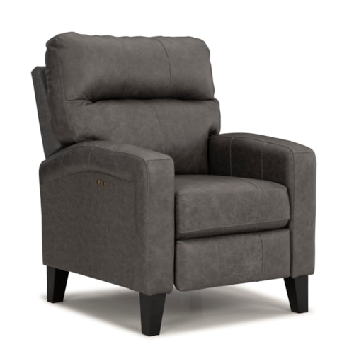 Transitional Manual High Leg Recliner