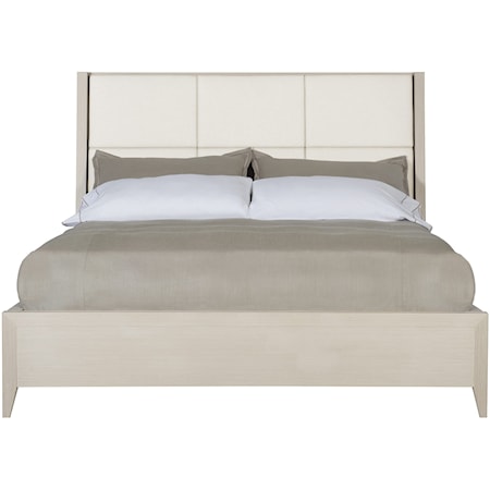 Axiom Queen Upholstered Panel Bed