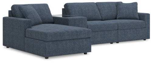 4-Piece Sectional With Chaise