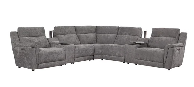 6-Piece Dual Power Sectional