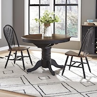 Pedestal Table and Chair Set