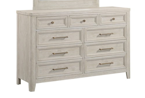 Transitional 9-Drawer Dresser
