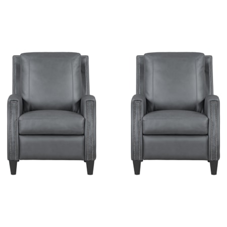 Manual Push Back Recliner (Set of 2)