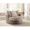 Signature Design by Ashley Keskin Oversized Swivel Accent Chair