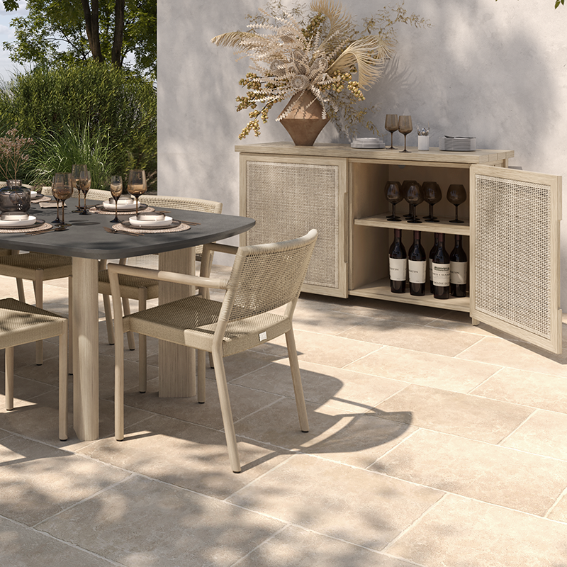 Ebel Orleans Woven-Door Sideboard