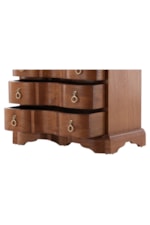 Furniture Classics  Transitional 4-Drawer Chest with Round Pulls